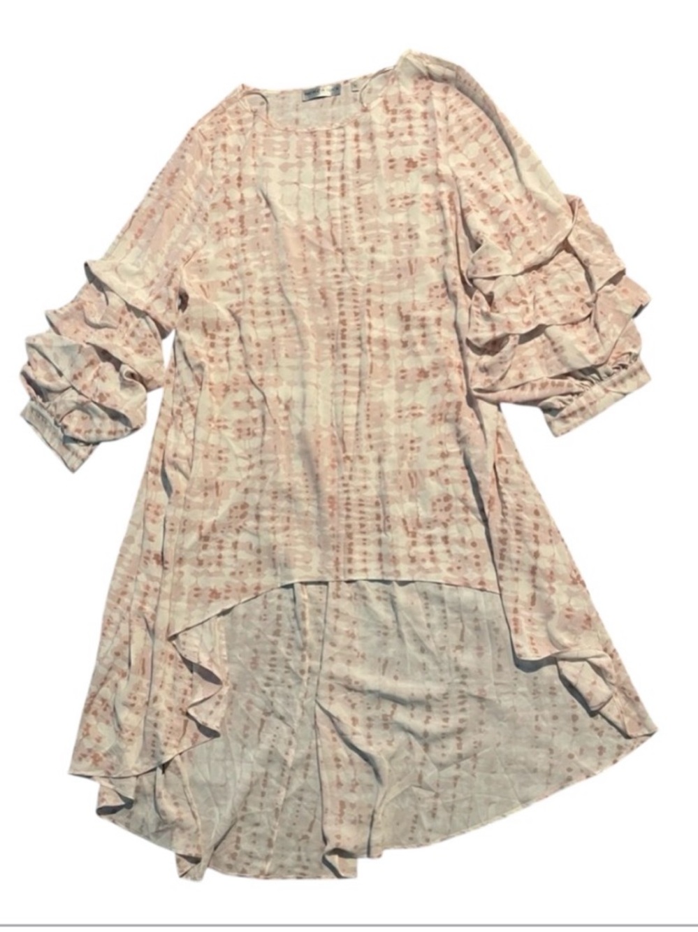 Patrizia Luca Light Pink Patterned Blouse